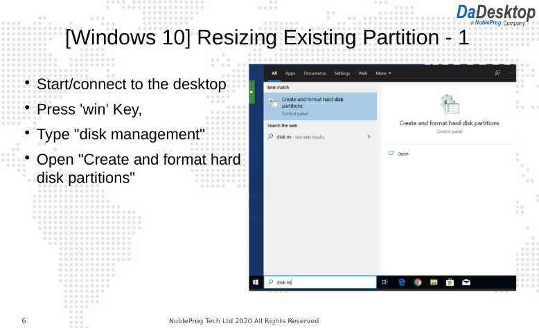 Windows 磁碟管理員